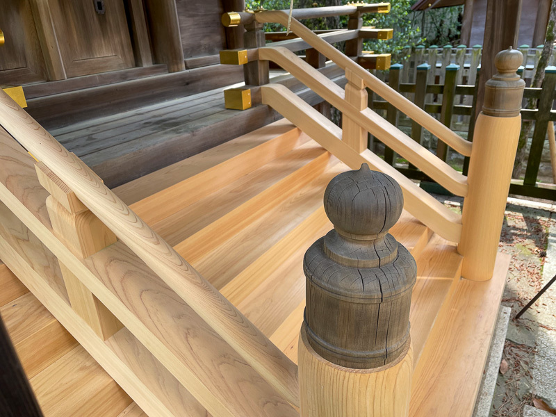 天之御柱宮修復工事(作業後)