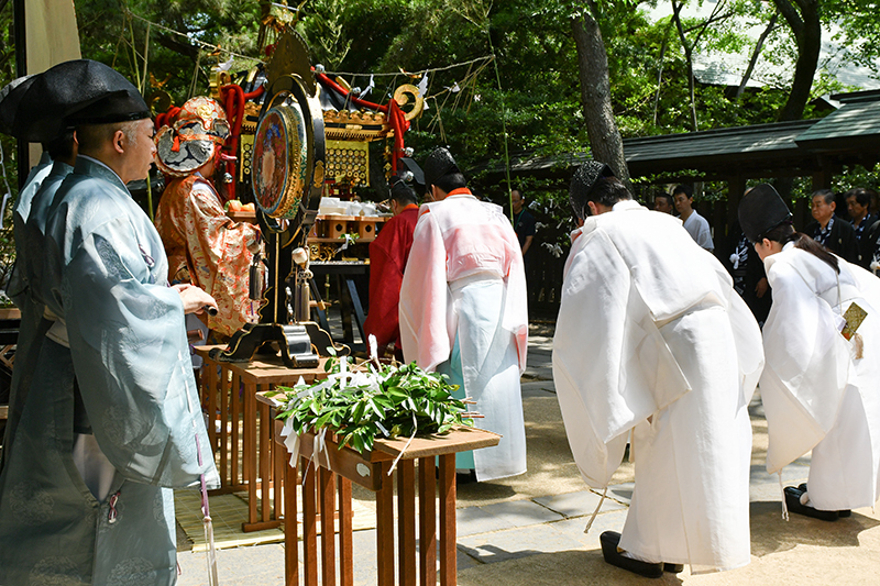 八剱神社例祭 湊町神輿