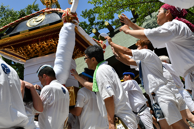 八剱神社例祭 湊町神輿
